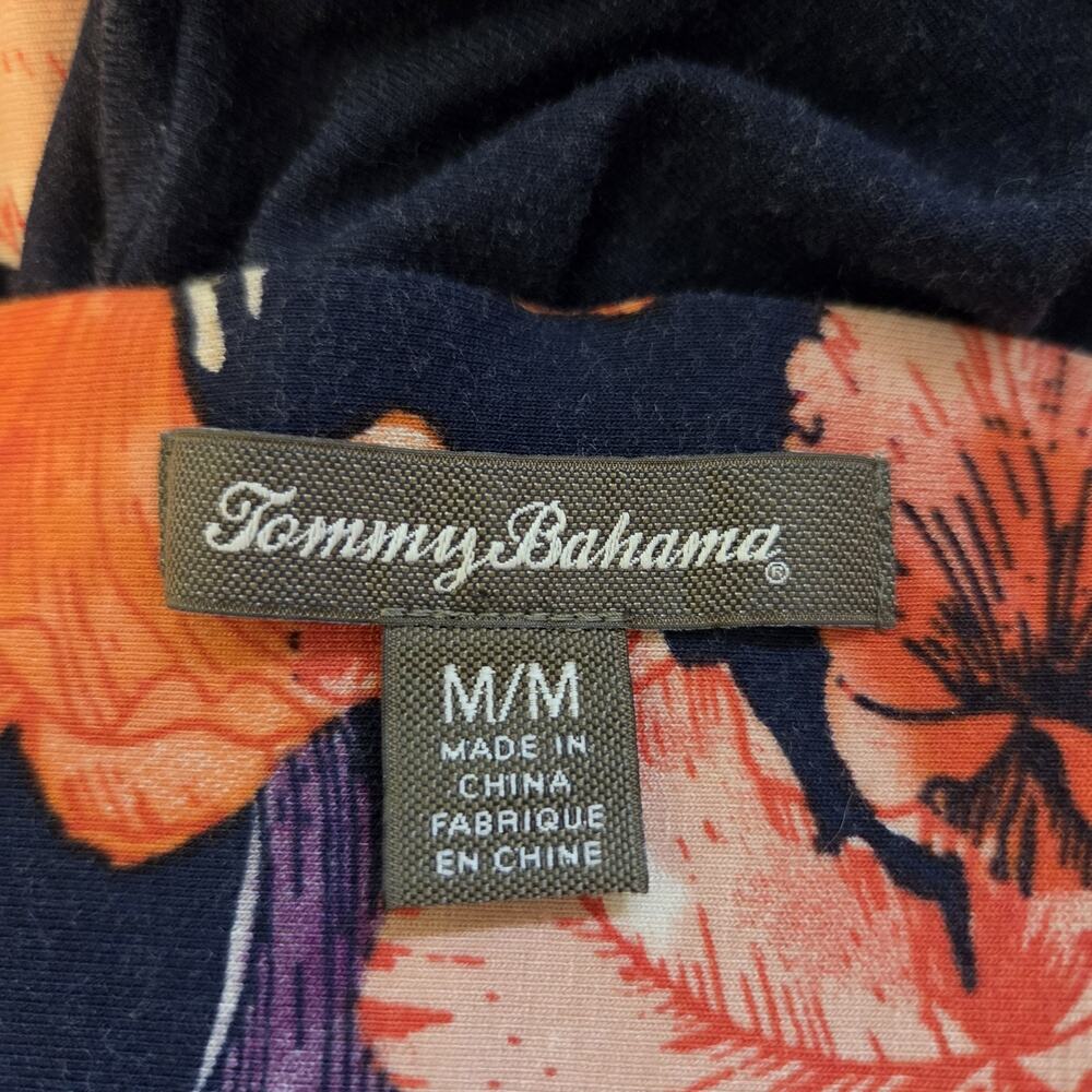 Tommy Bahama Blue Orchid Rua Sleeveless Twist Front Maxi Dress Women's M Stretch - Picture 10 of 11